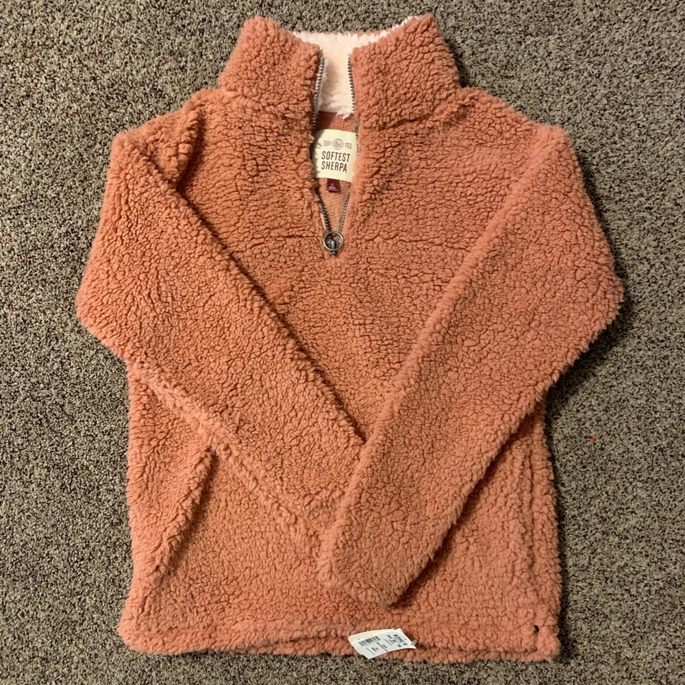 NWT womens small sherpa pullover!